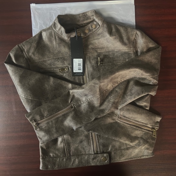 BELLA MOTO JACKET | CHOCOLATE A3 - Picture 11 of 12